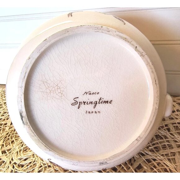 Vintage Nasco Springtime Pitcher, Tea Pot, Made in Japan 1940's, GUC - Picture 9 of 10